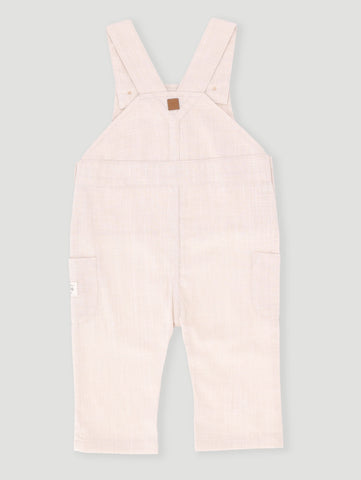 Baby Boys Linen Romper - Stone