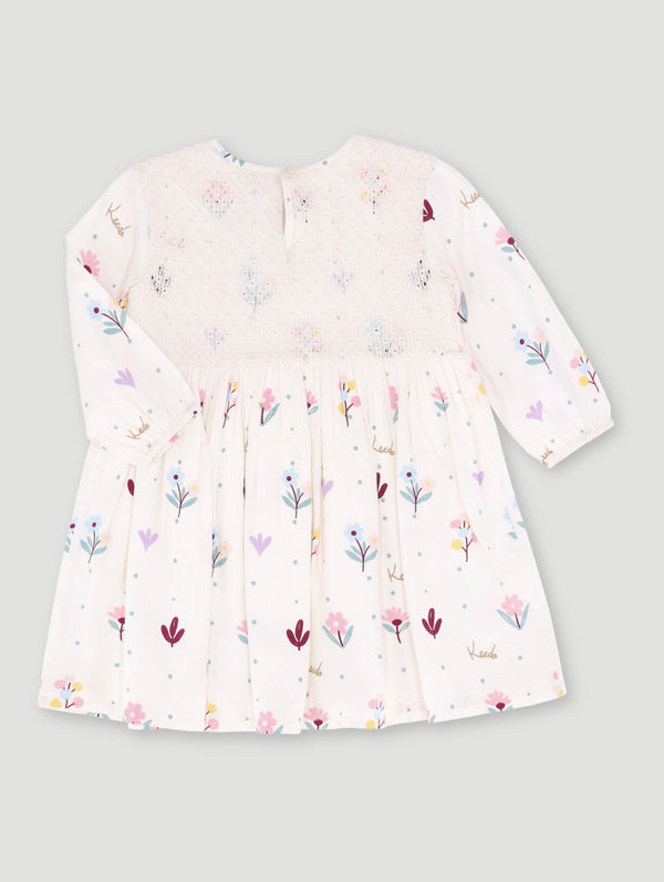 Girls Viscose Floral Fashion Dress
