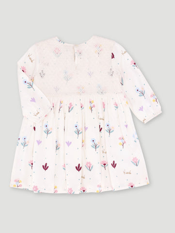 Girls Viscose Floral Fashion Dress