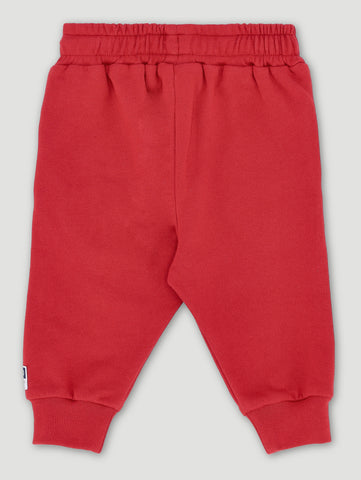 Baby Boys Red Safari Logo Jogger