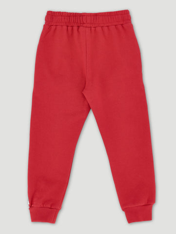 Boys Red Safari Logo Jogger