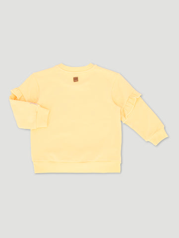 Girls Embroidered Fleece Top
