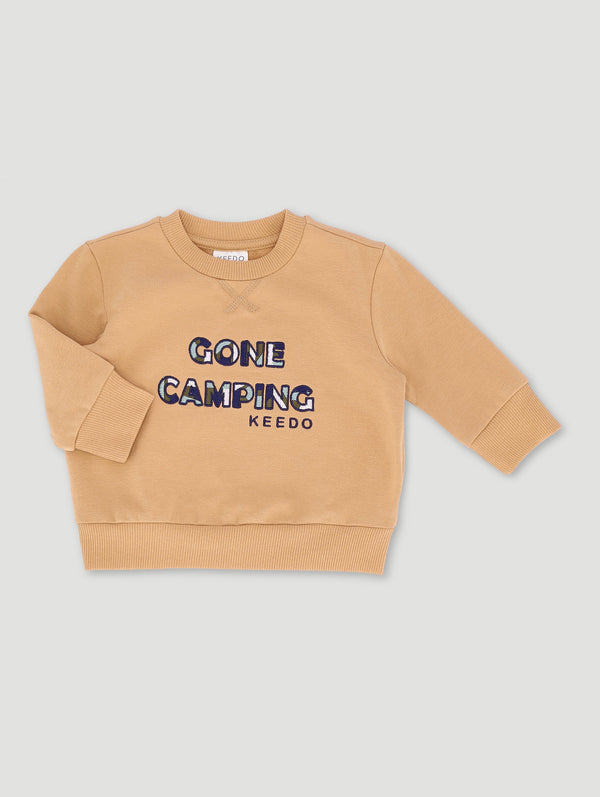 Baby Boys Rust Sweater