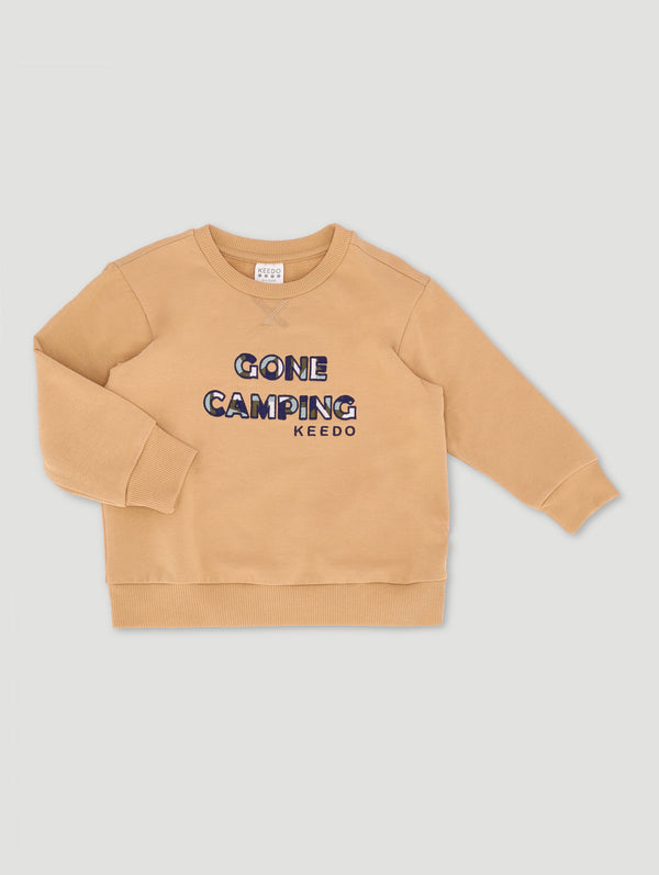 Boys Rust Sweater