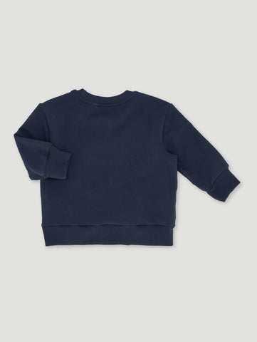 Baby Girls Heart Embroidered Sweat Top