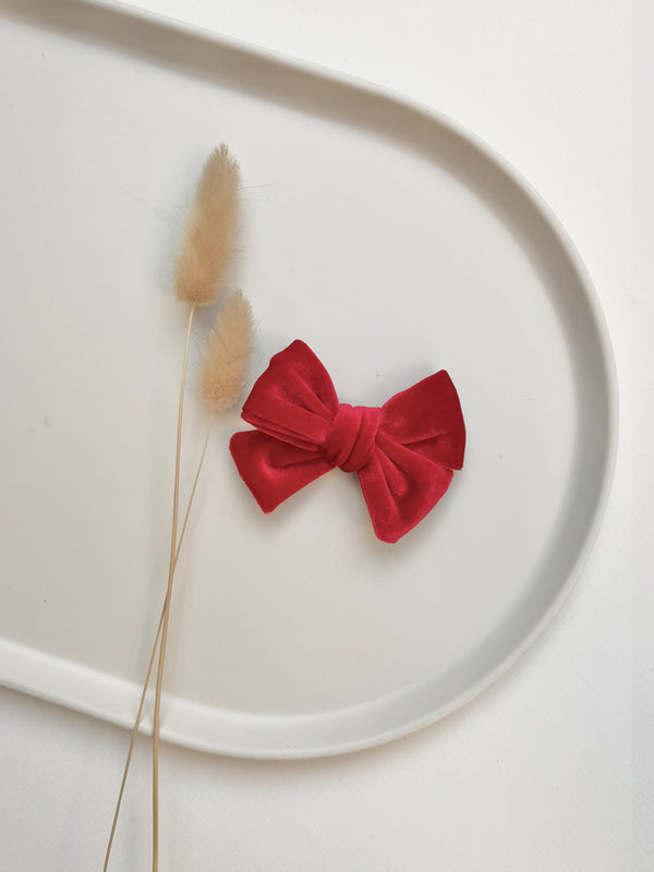 Stikkilolo Velvet Bow Clip