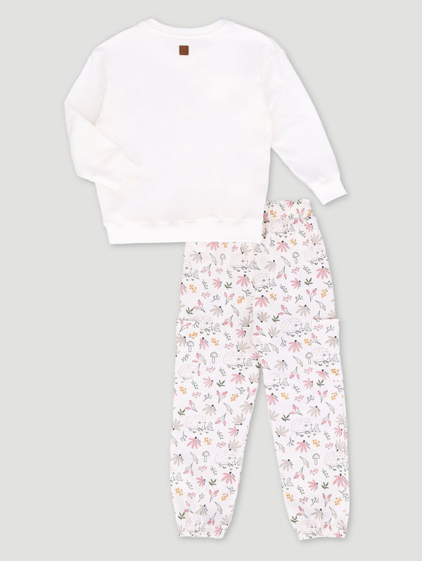 Girls Hedgehog Fleece Set