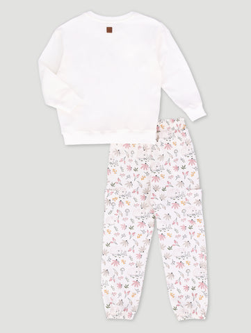 Girls Hedgehog Fleece Set