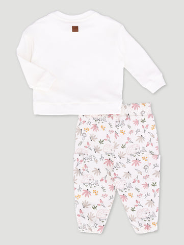 Baby Girls Hedgehog Print Set