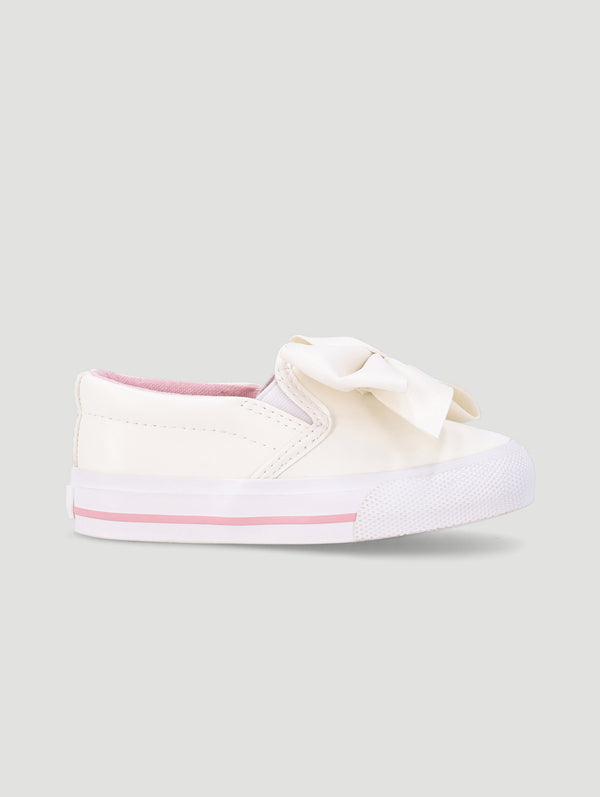 Girls Bow Slipon Sneaker