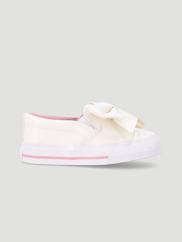 Girls Bow Slipon Sneaker