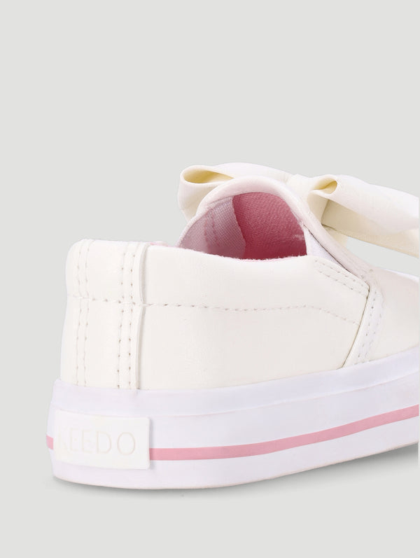 Girls Bow Slipon Sneaker