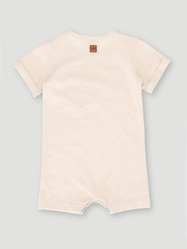 Baby Girls Core Romper - Stone
