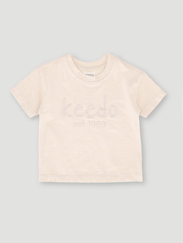 Baby Girls Core Tee - Stone