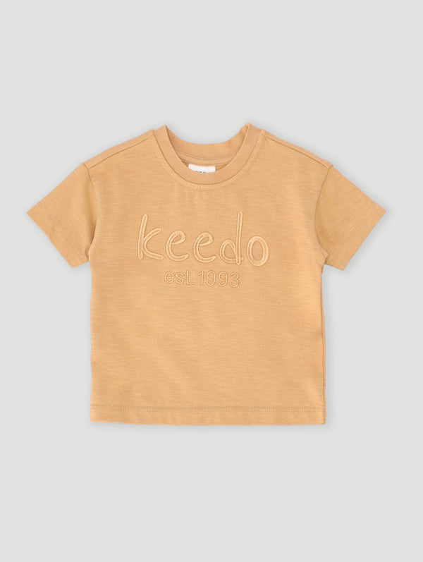 Baby Boys Core Tee - Biscuit