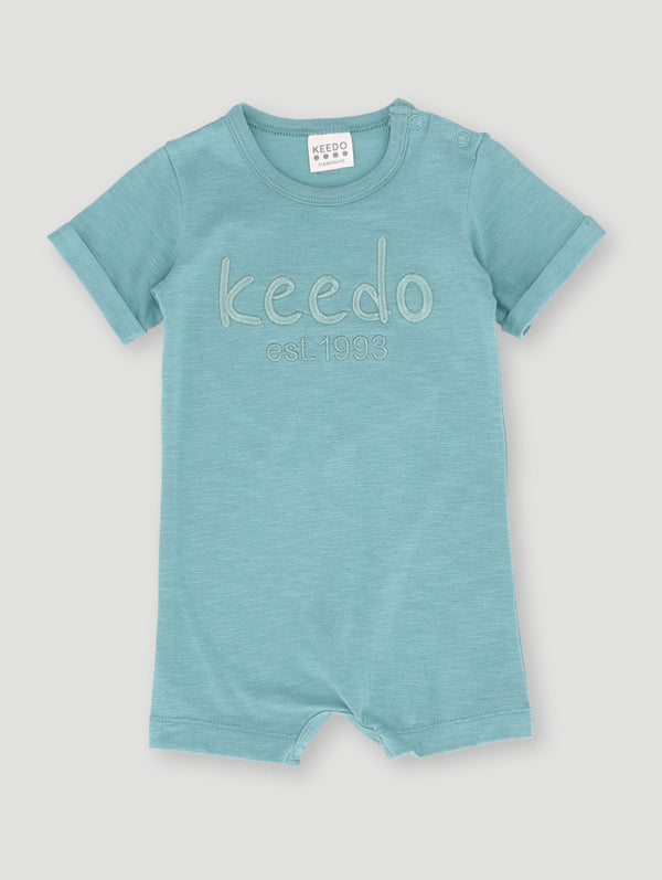 Baby Boys Teal Core Romper