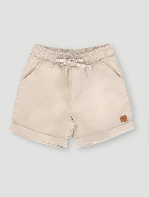 Boys Twill Short - Stone