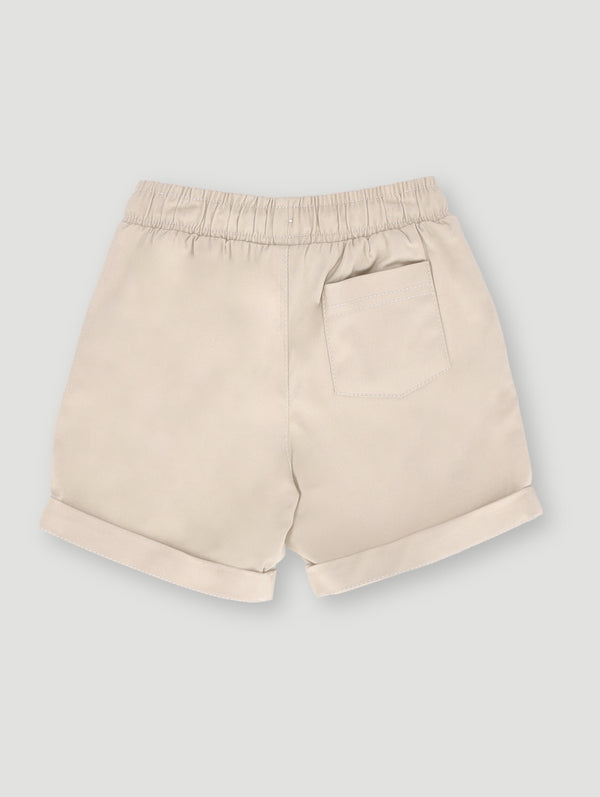 Boys Twill Short - Stone