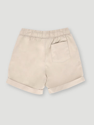 Boys Twill Short - Stone