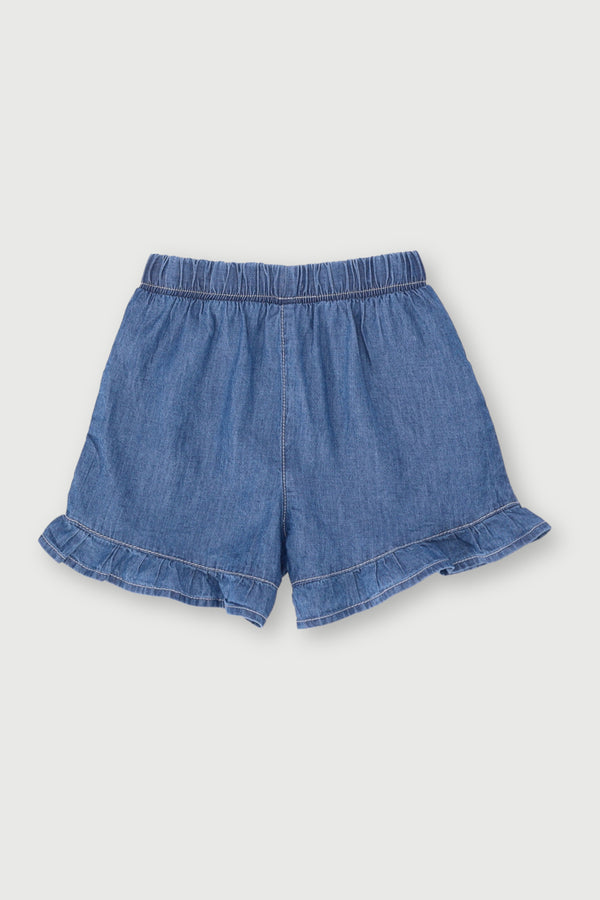 Baby Girls Denim Short - Denim