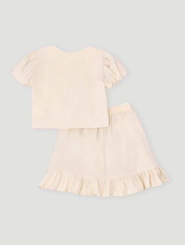 Girls Top & Skirt Set - Multi