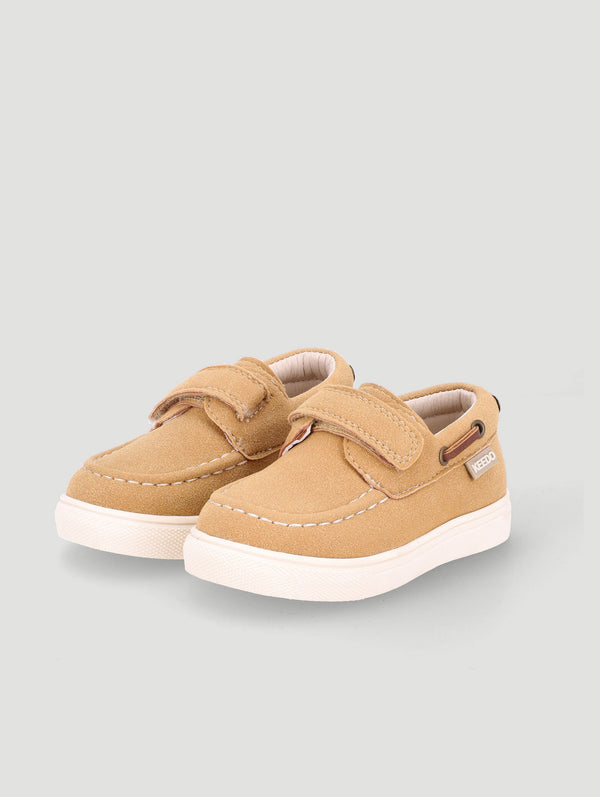 Boys Boat Shoe - Taupe