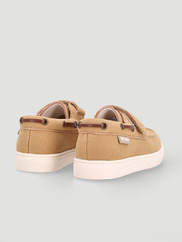 Boys Boat Shoe - Taupe