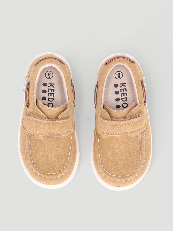 Boys Boat Shoe - Taupe
