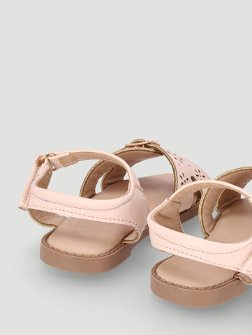 Girls Flower Cutout Sandal