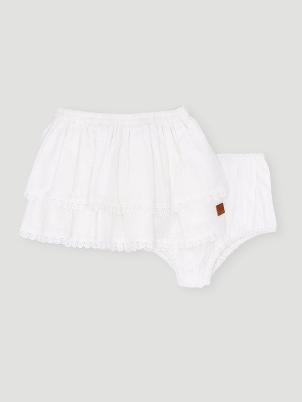 Baby Girls Rara Skirt - White