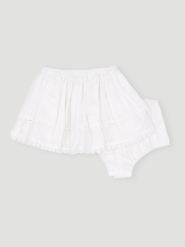 Baby Girls Rara Skirt - White