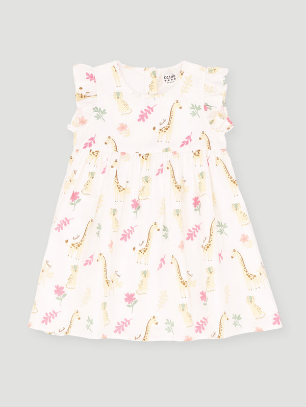 Girls Safari Dress - Multi