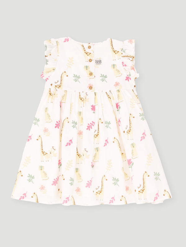 Girls Safari Dress - Multi