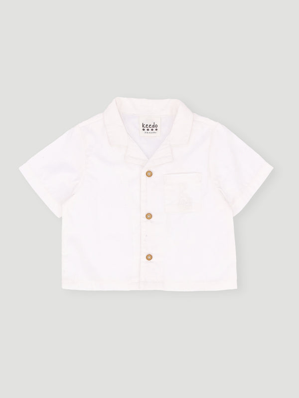 Baby Boys Premium Shirt - White