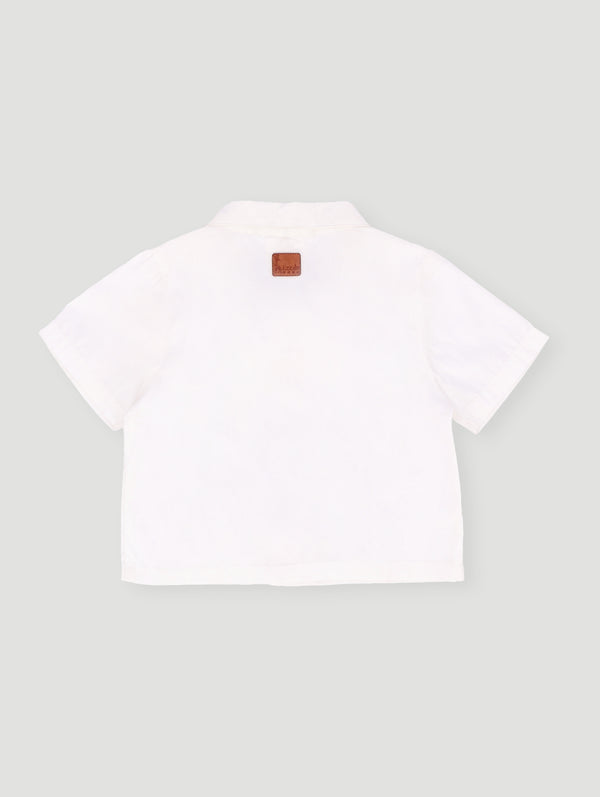 Baby Boys Premium Shirt - White