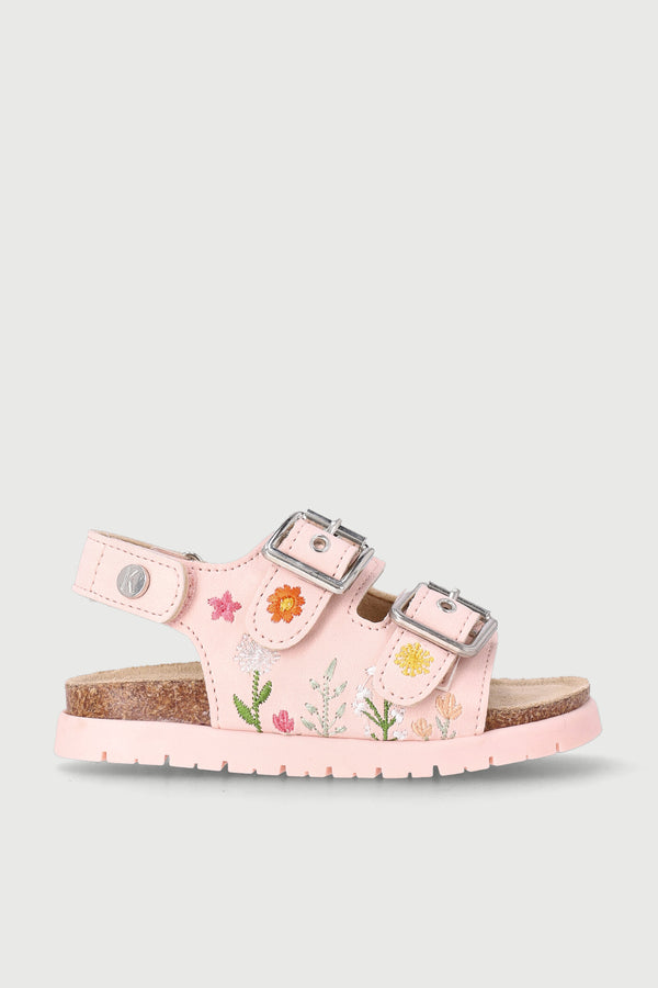 Girls Flower Health Sandal - Pink