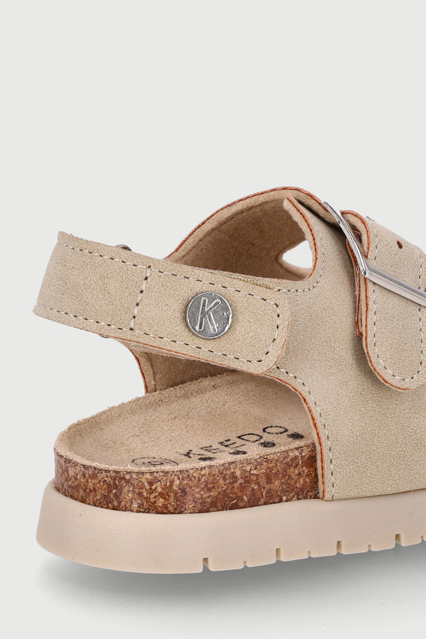 Boys Classic Health Sandal - Cream