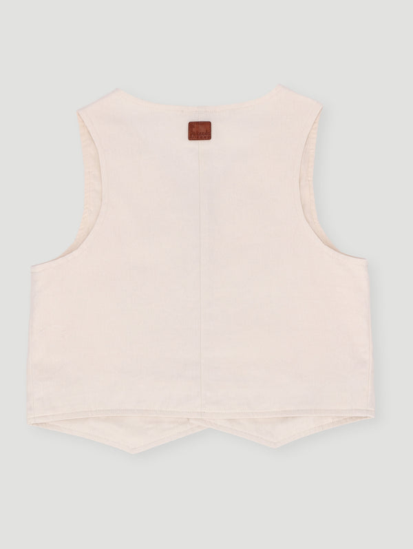 Boys Premium Waistcoat - Beige