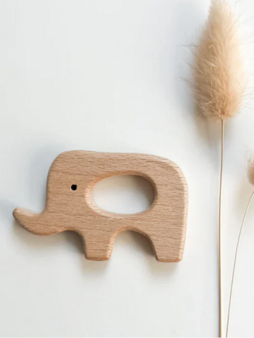 Stikkilolo Wooden Elephant Teether