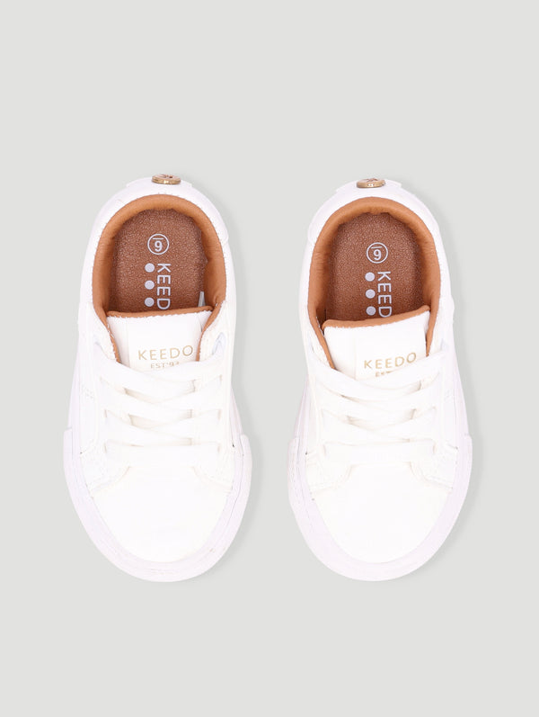 Boys All White Sneaker