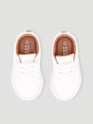 Boys All White Sneaker